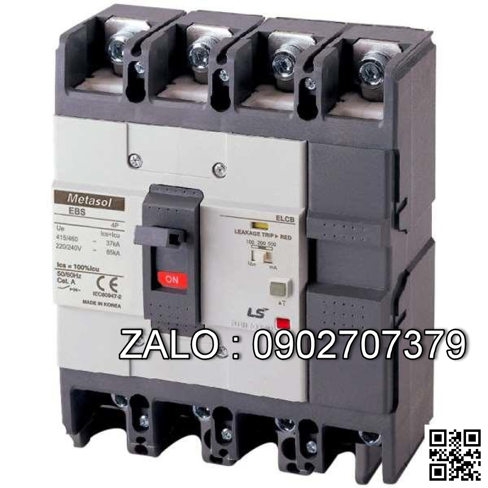 Cb khối chống giật LS EBS204c 125A 30mA 37kA 4P