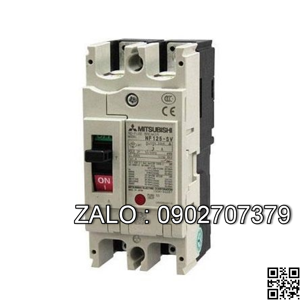 CB khối chống giật Mitsubishi NV63-SV 2P 30A 15kA 30mA