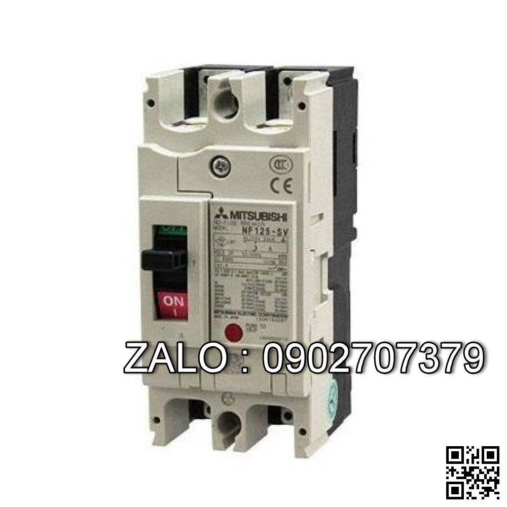 CB khối chống giật Mitsubishi NV63-SV 2P 20A 15kA 30mA