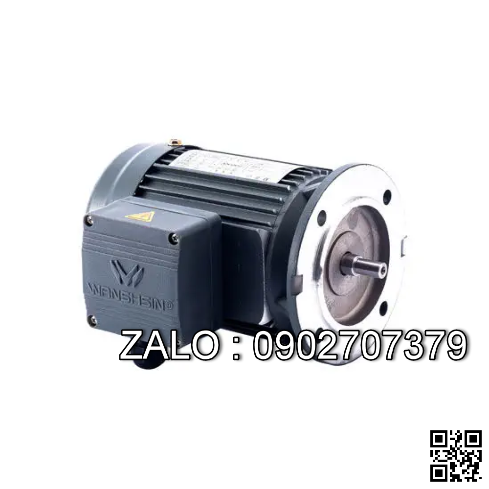 Motor giảm tốc 3 pha mặt bích Wanshsin GV40-2200W-10S