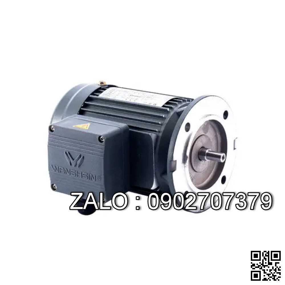 Motor giảm tốc 3 pha mặt bích Wanshsin GV32-1500W-20S