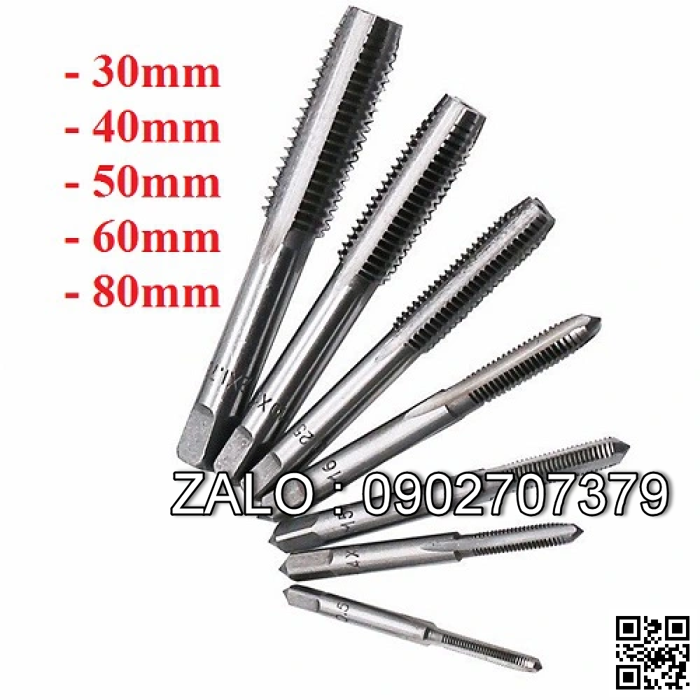 Bộ 2 Mũi Taro M3 M4 M5 M6 M8 Tạo Ren các loại