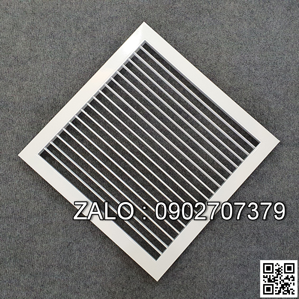 Cửa gió 1 lớp nan thẳng 400x350