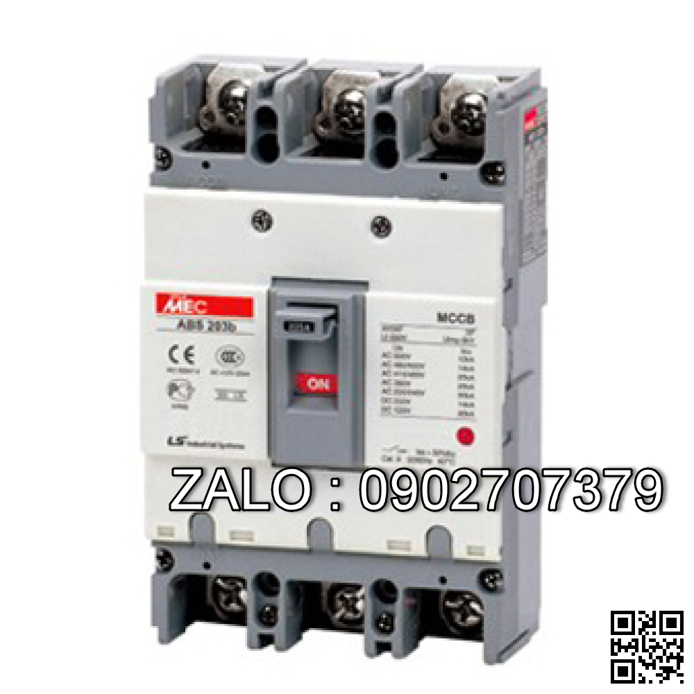Aptomat chống giật LS ELCB 3P 350A 37kA EBN403c