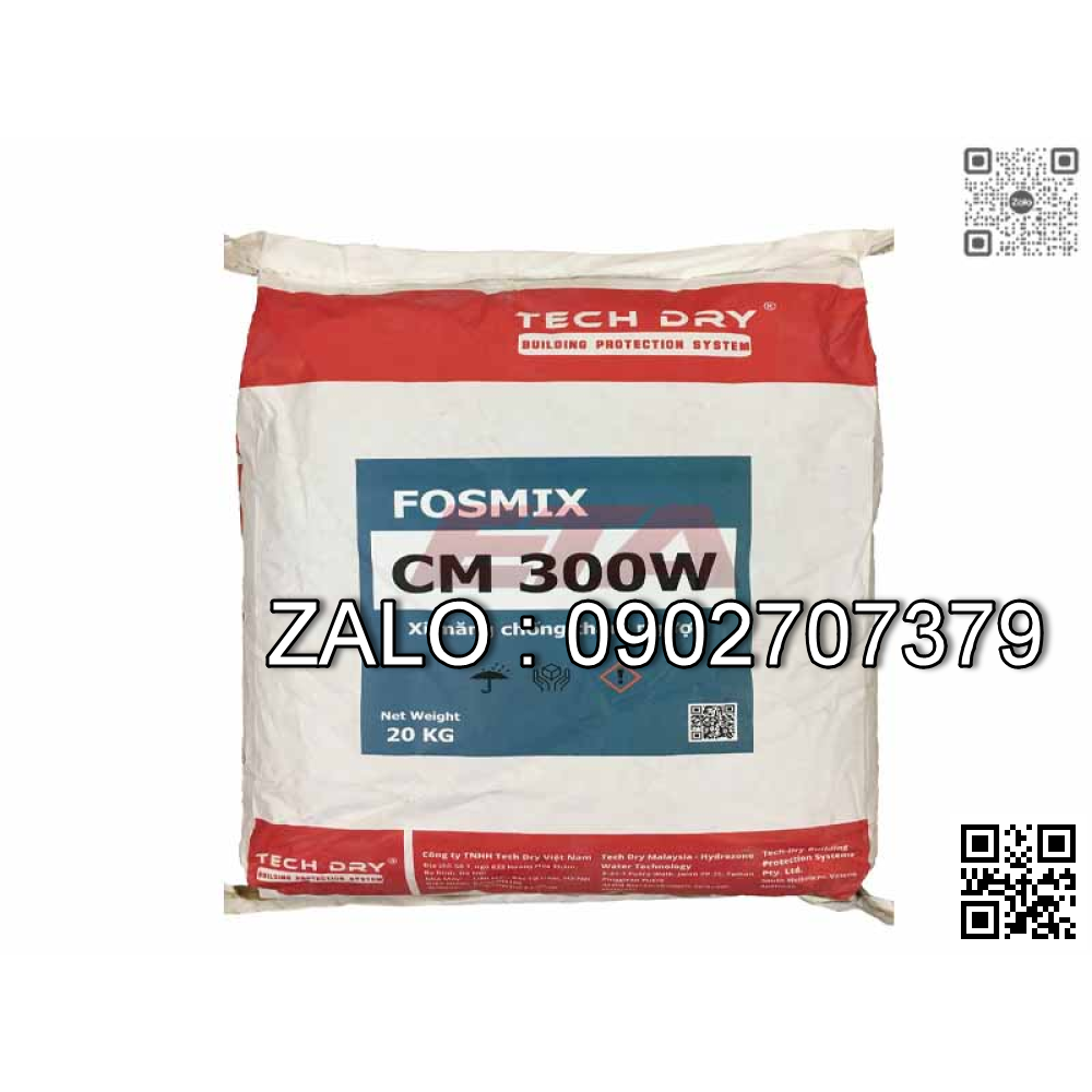 Fosmix CM 300W - Xi măng chống thấm ngược giá tốt nhất thị trường