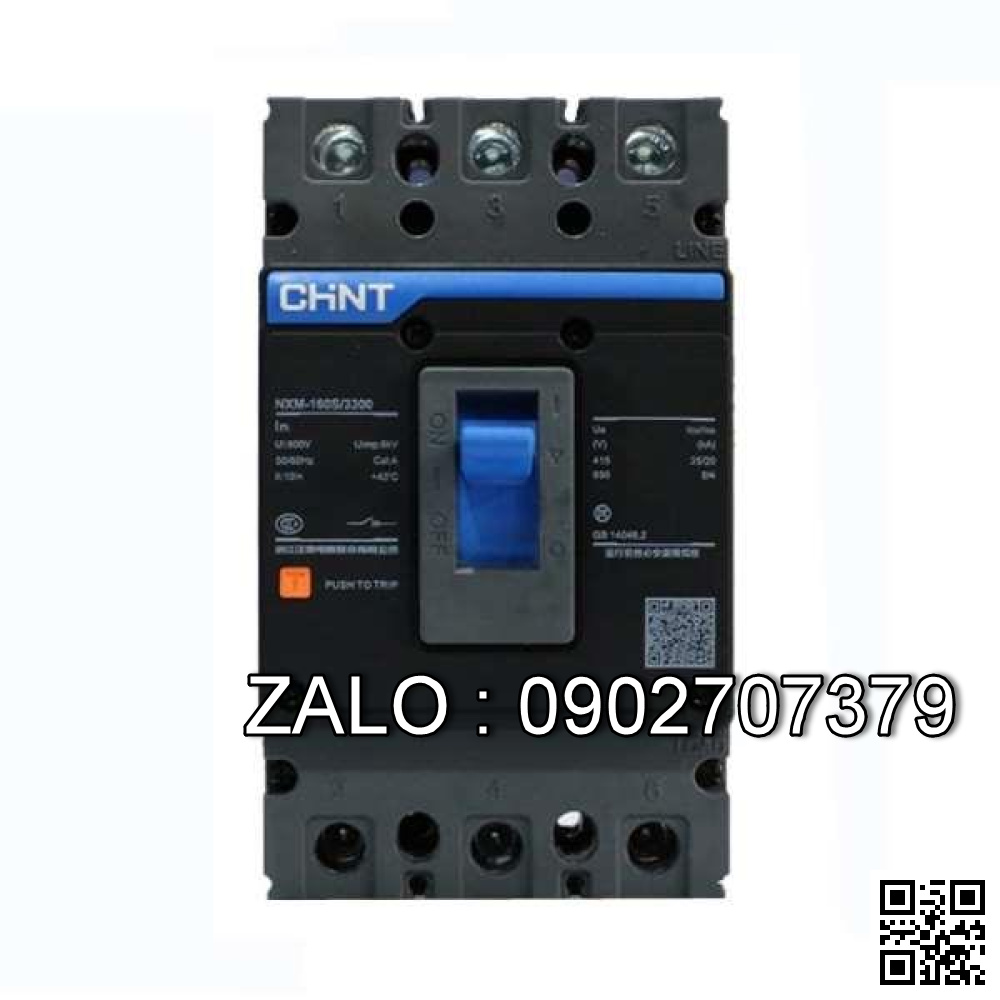 MCCB Chint NXM-1000S/3300-1000, 50KA, 3P