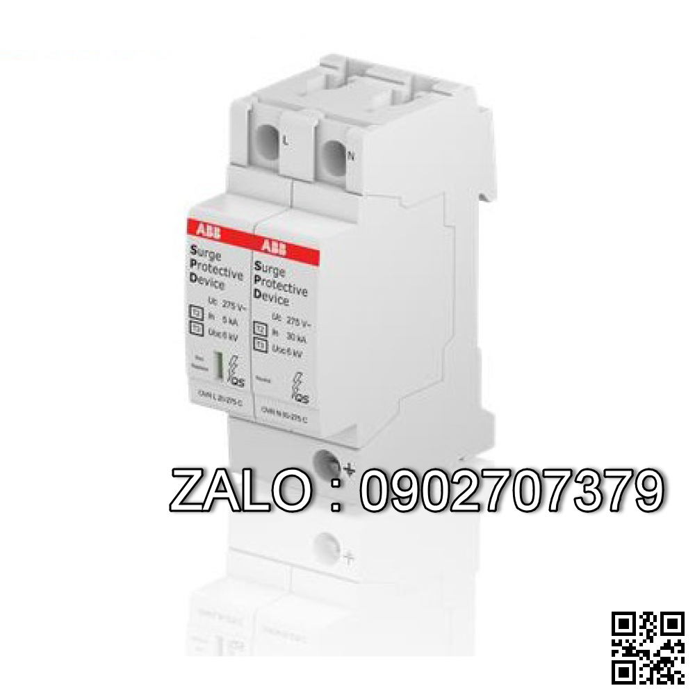 CB chống sét ABB OVR T2 1N 80-275s P QS 1P+N 80kA