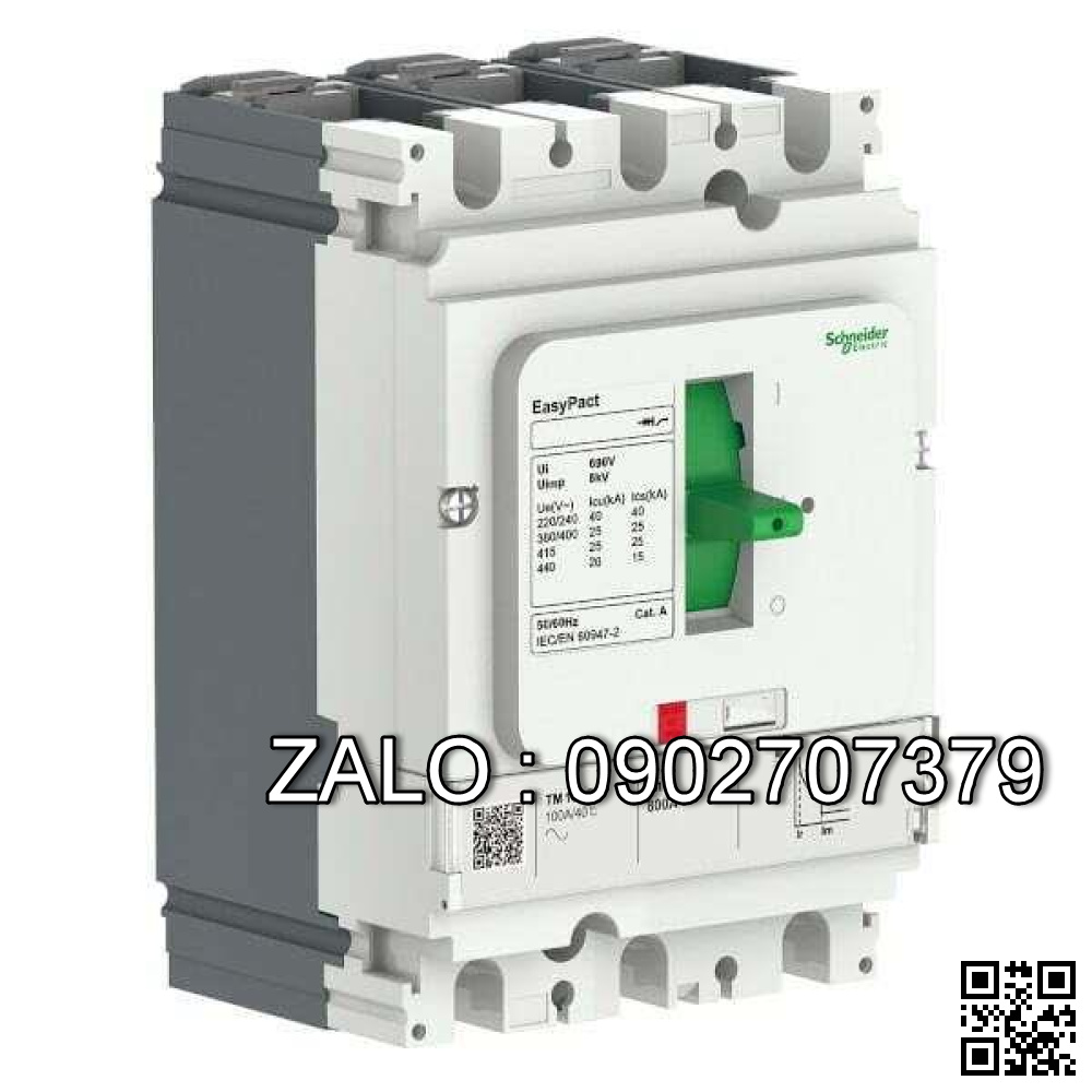 MCCB Schneider EZC630N3500N 500A 36kA 3P