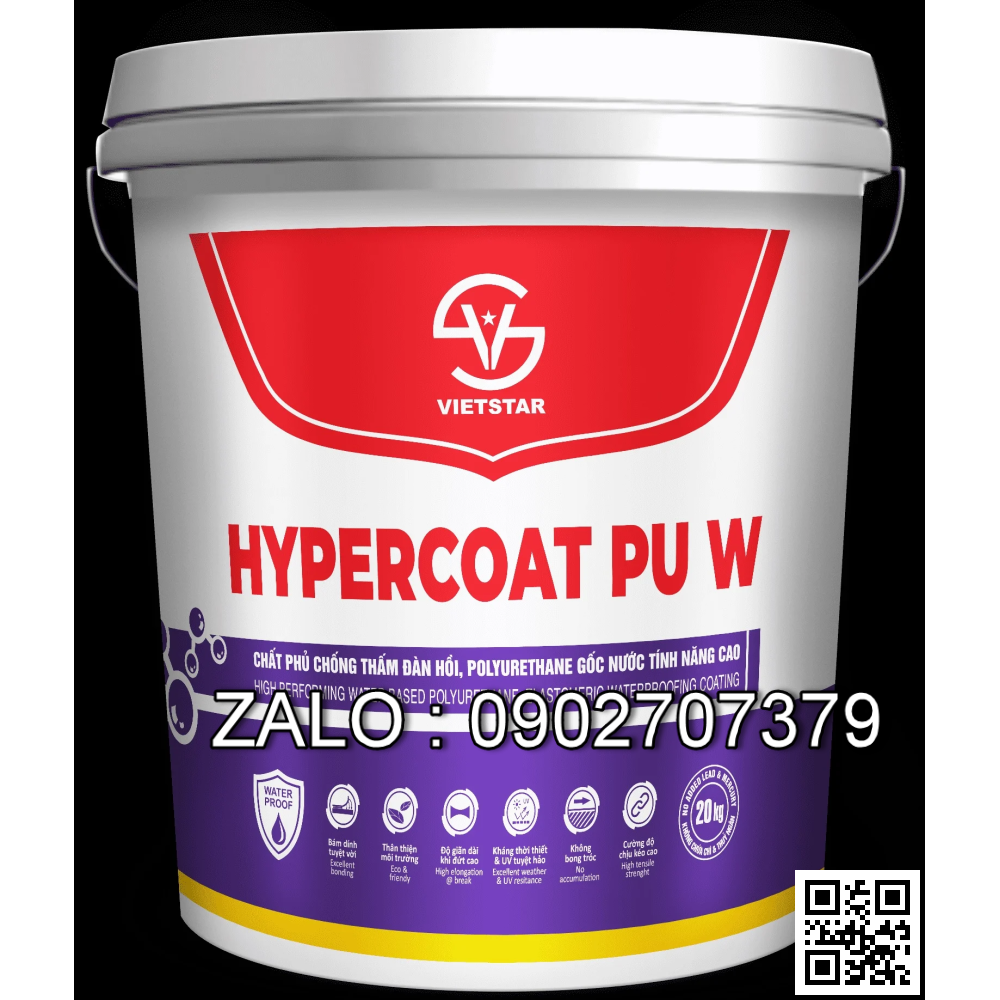Chống thấm Polyurethane, màng chống thấm đàn hồi cao