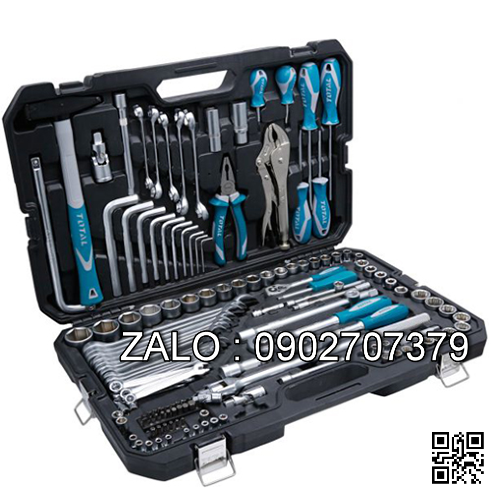 Bộ đồ nghề cầm tay Total THKTHP21426 142 chi tiết
