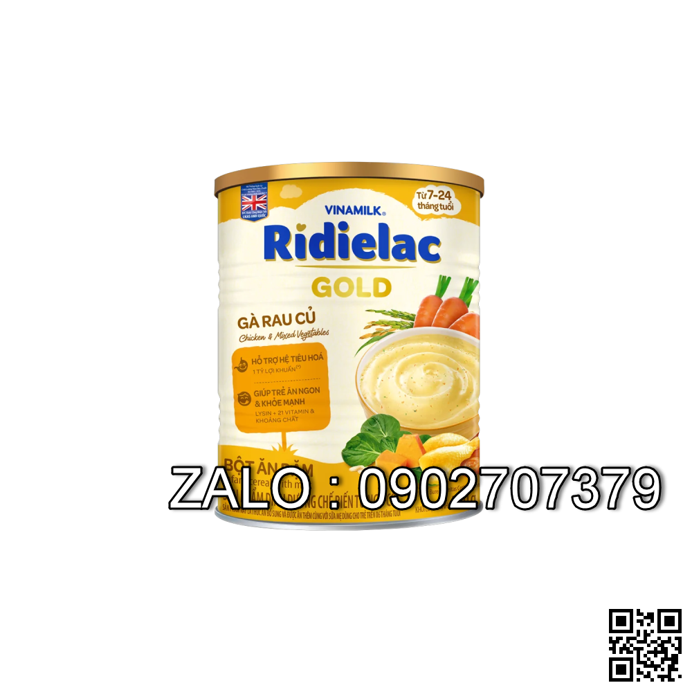 Vinamilk Ridielac Gold Bột ăn dặm Gà Rau Củ 200g