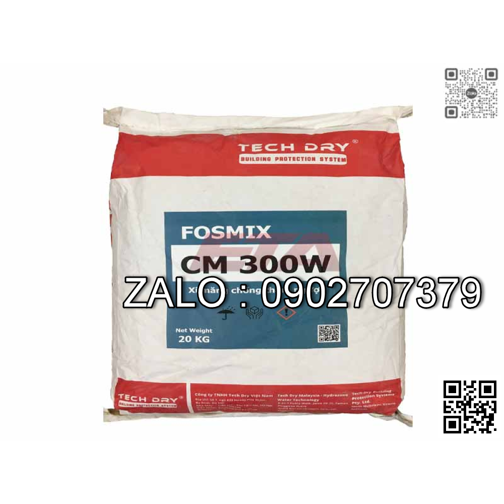 Fosmix CM 300W - Xi măng chống thấm ngược giá tốt nhất thị trường