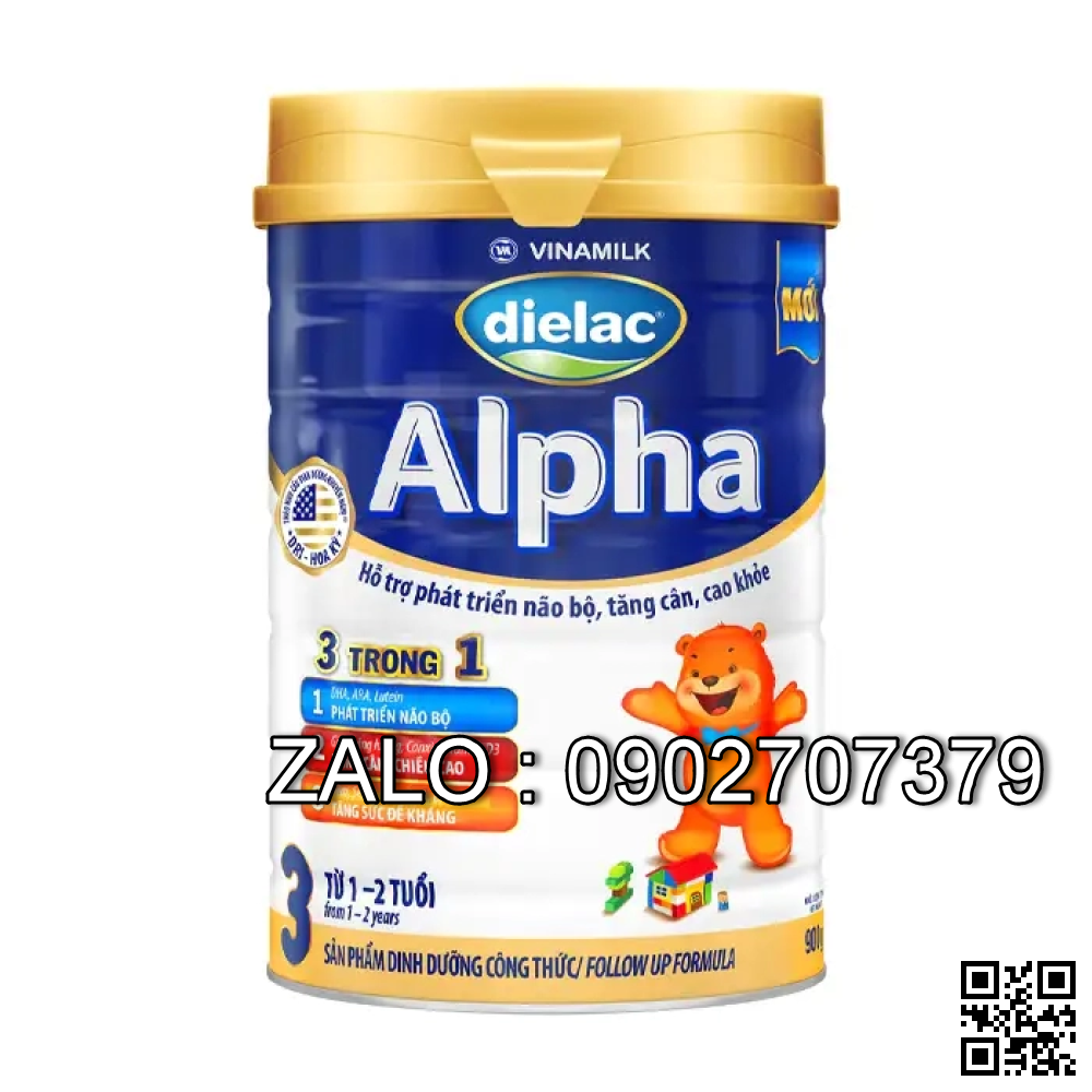 Vinamilk Sửa bột Dielac Alpha 3 400g