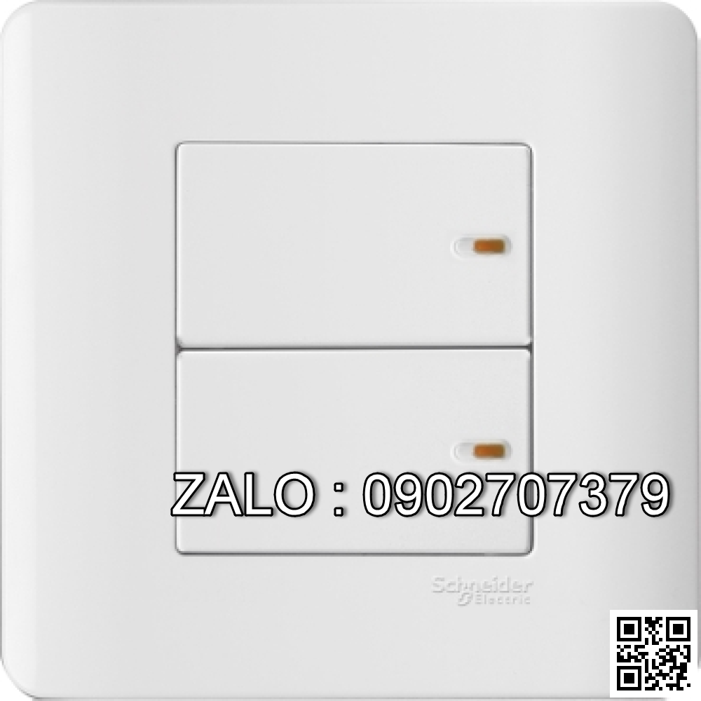Bộ 2 dimmer điều chỉnh ánh sáng đèn Clipsal / Schneider E8432EPD3_WE