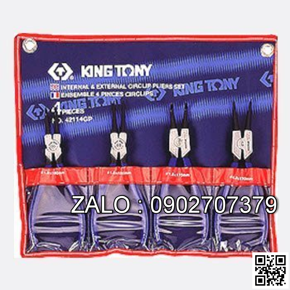 Bộ kìm phe Kingtony 4 cây 42114GP