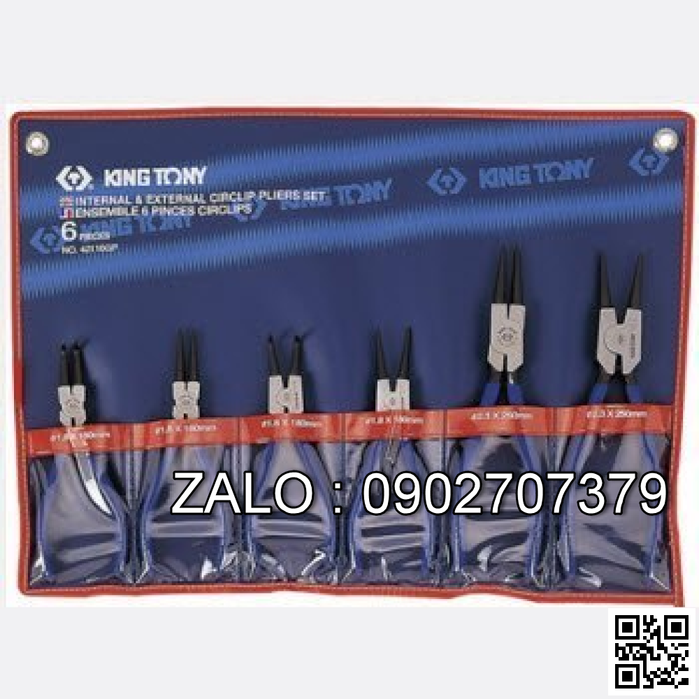 Bộ kìm phe Kingtony 6 cây 42116GP