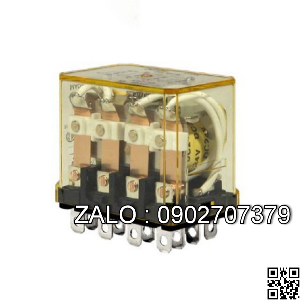 Rơ le trung gian IDEC RH4B-ULDC24 24VDC 10A (14 chân dẹp lớn)