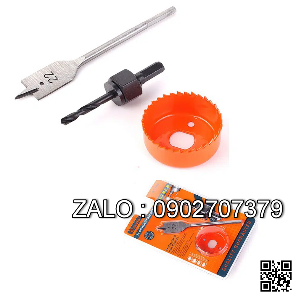 Bộ công cụ khoét lỗ gỗ và thạch cao
Asaki 3 chi tiết AK-3680
