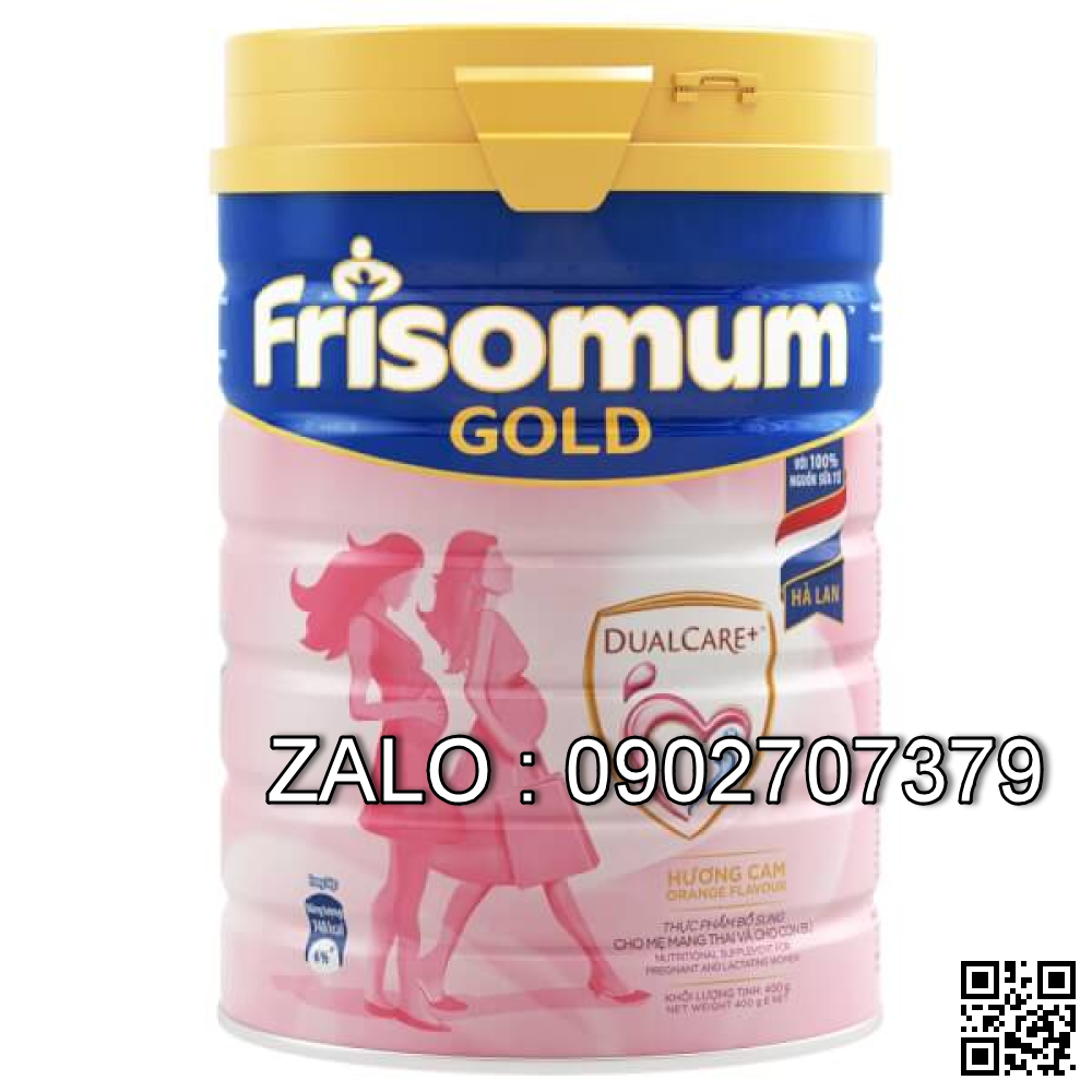 Frisomum Sửa bột Gold 400g Cam