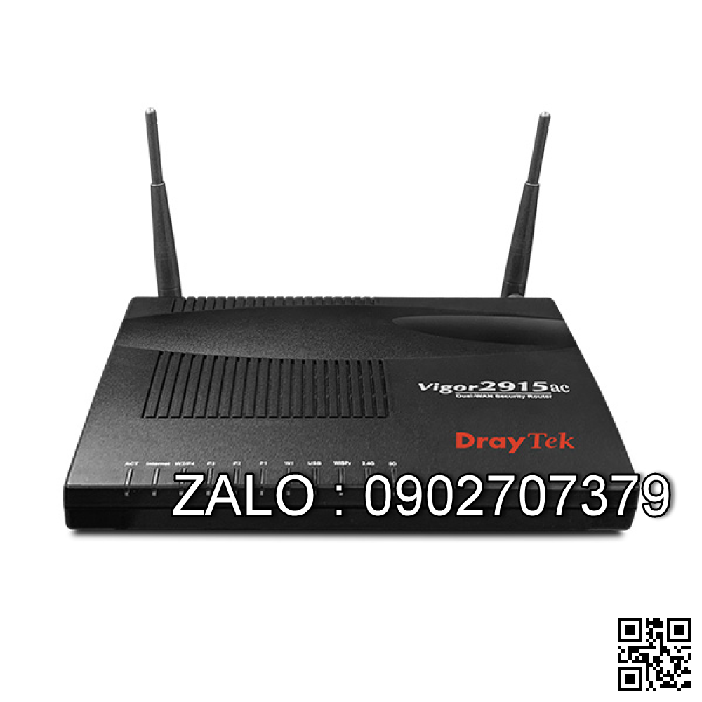 Bộ Định Tuyến Draytek Vigor 2915AC (Wifi 2 Băng Tần)