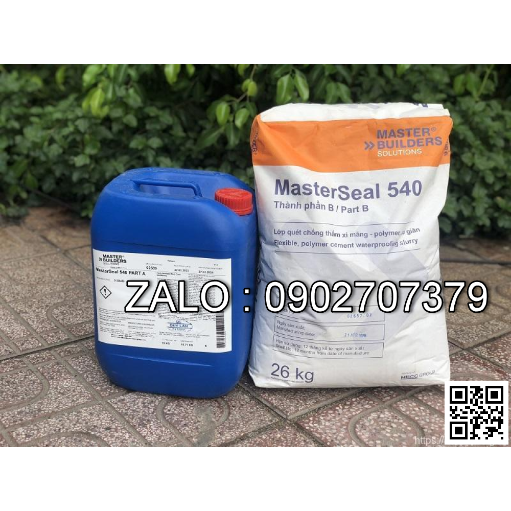 Masterseal 540 (bộ 36kg)