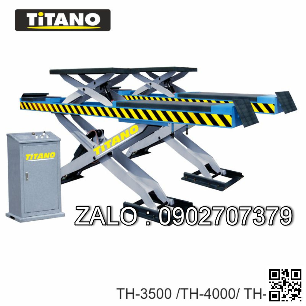 Cầu nâng ô tô kiểu xếp 3.5 tấn, bàn rộng TG3500