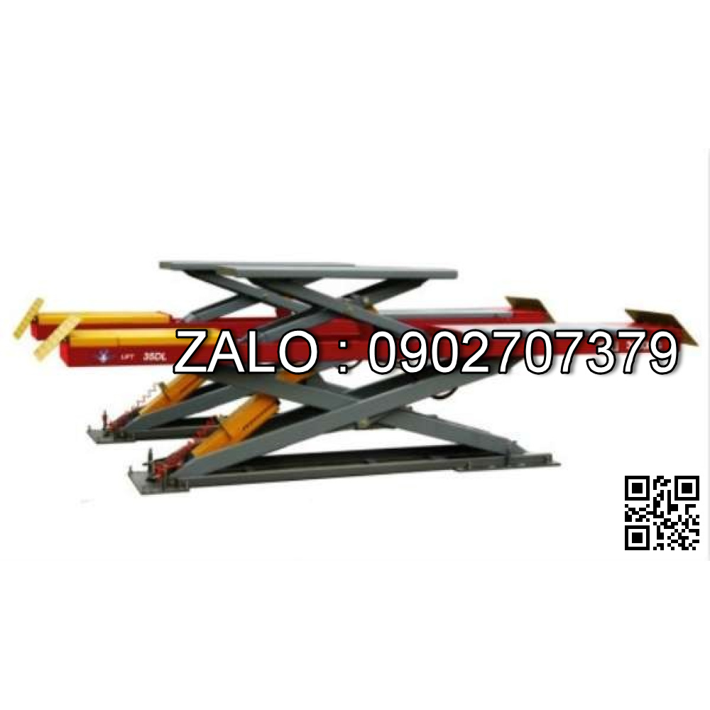 Cầu nâng gầm ô tô cắt kéo 3D 35DL