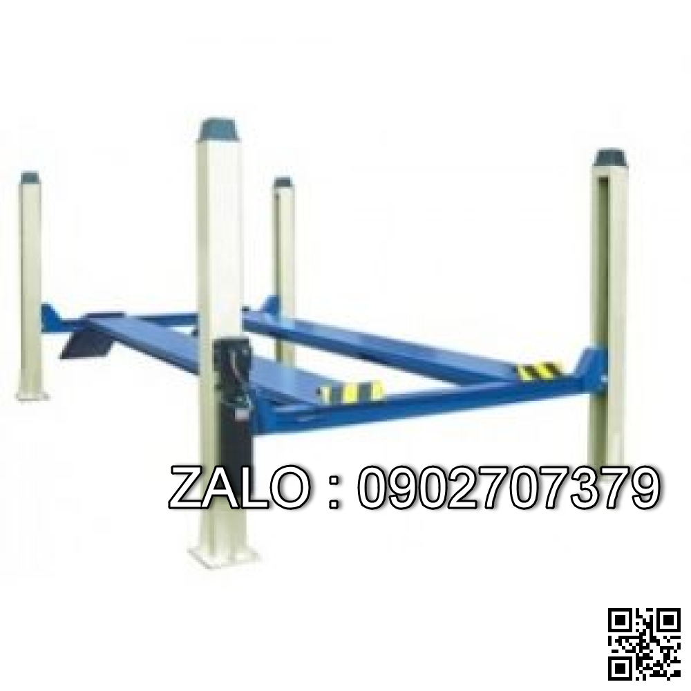 Cầu nâng 4 trụ có bàn nâng bụng kiểm tra góc lái ERCO 5004CT LT