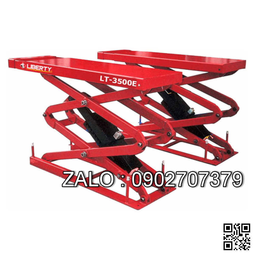 Cầu Nâng Bụng Ô Tô Lắp Âm Sàn Liberty LT-3500E 3,5 Tấn
