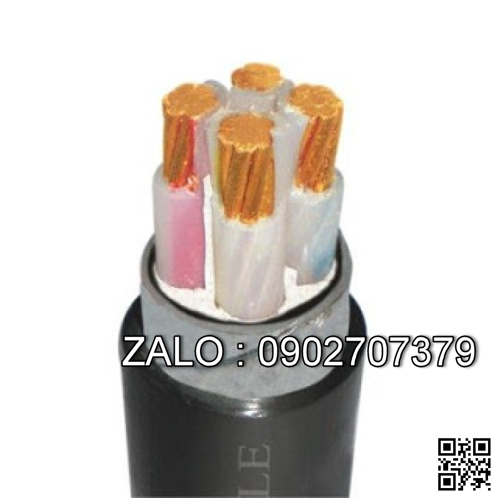 Cáp điện lực hạ thế có giáp bảo vệ - TCVN 5935 (1 lõi, ruột đồng, cách điện XLPE, giáp bằng nhôm bảo vệ) CXV/DATA-30 (1x7/2.3) -0,6/1kV