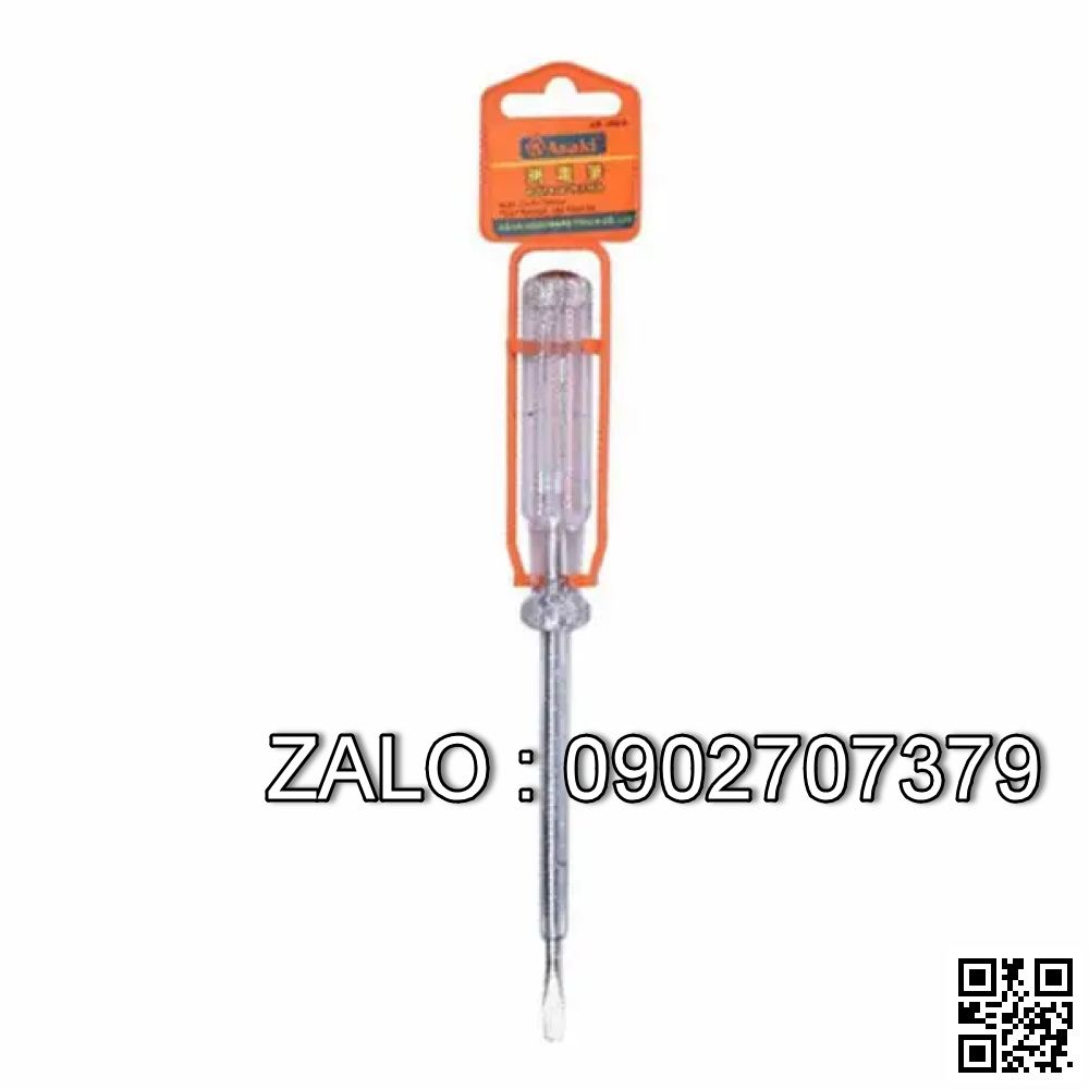 Bút thử điện cảm ứng đèn LED Asaki
100-500VAC 190mm AK-9065