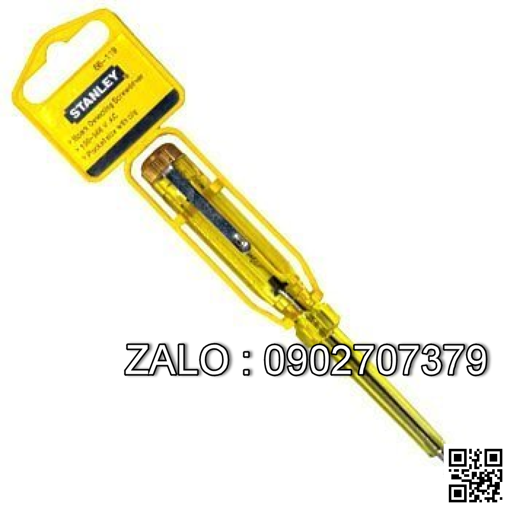 Bút thử điện cảm ứng đèn LED Stanley 100-500VAC 150mm 66-119