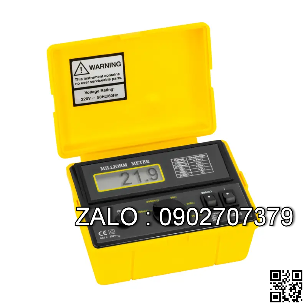Máy đo điện trở Milliohm PCE-MO 2001