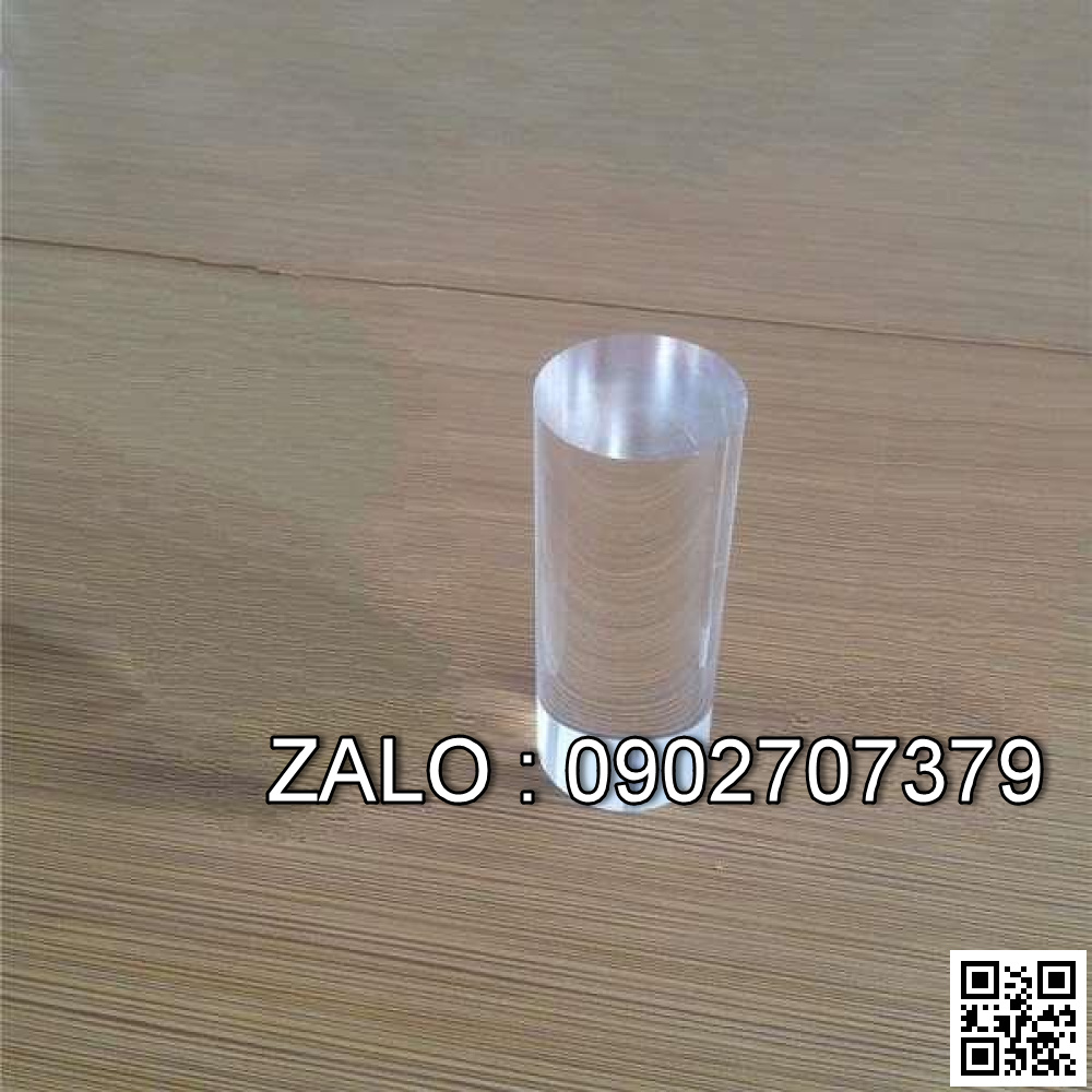 Cây Mica Tròn Đặc Trắng Trong Phi 10Mm - Cây Mica Tròn Đặc Trắng Trong Dài 2M