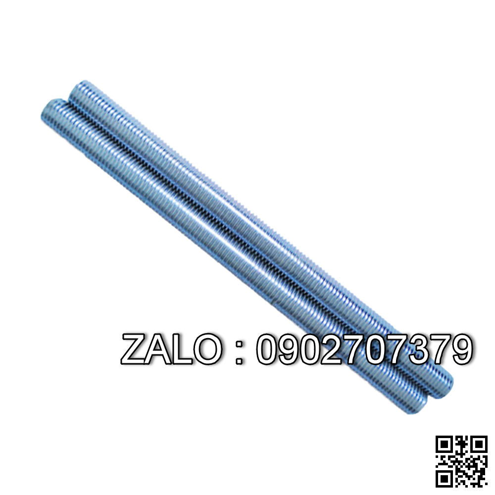 Cây ty ren mạ kẽm M8 dài 1m