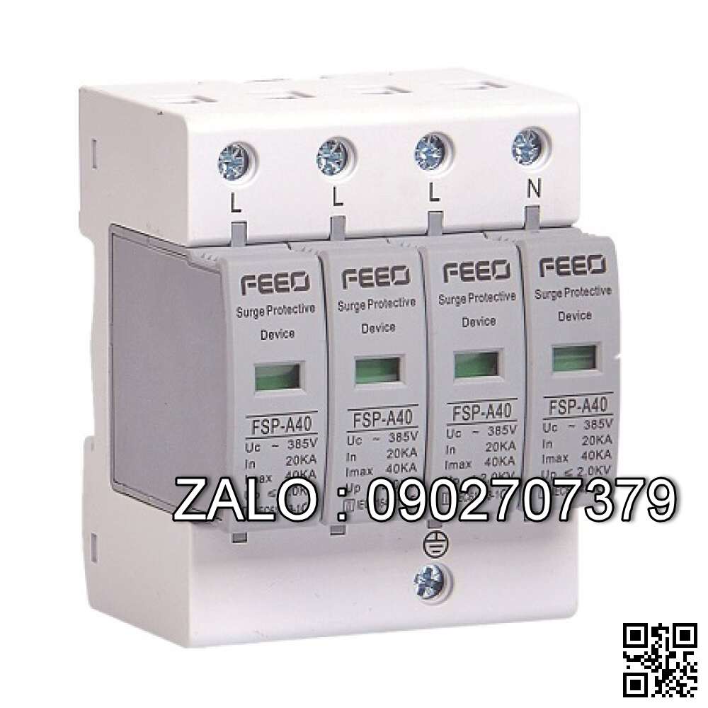 CB chống sét FEEO FSP-A40-03 40kA 380V 3P+N