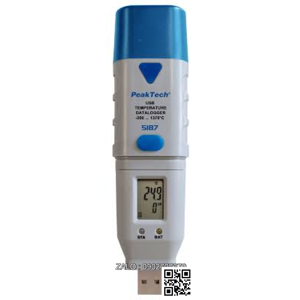 Nhiệt Kế Tự Ghi PeakTech 5187