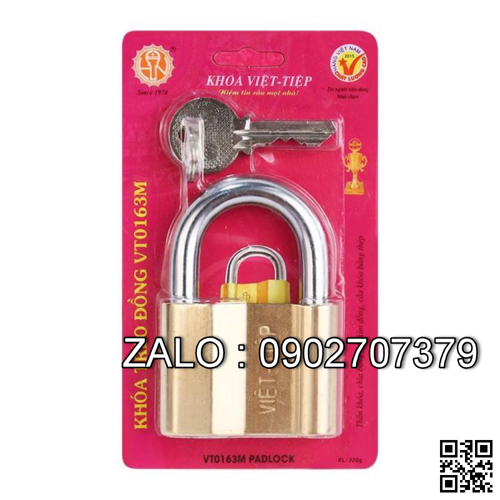 Khóa treo đồng VT0163M
