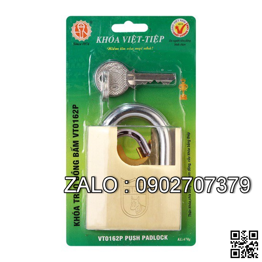 Khóa treo đồng bấm VT 0162P