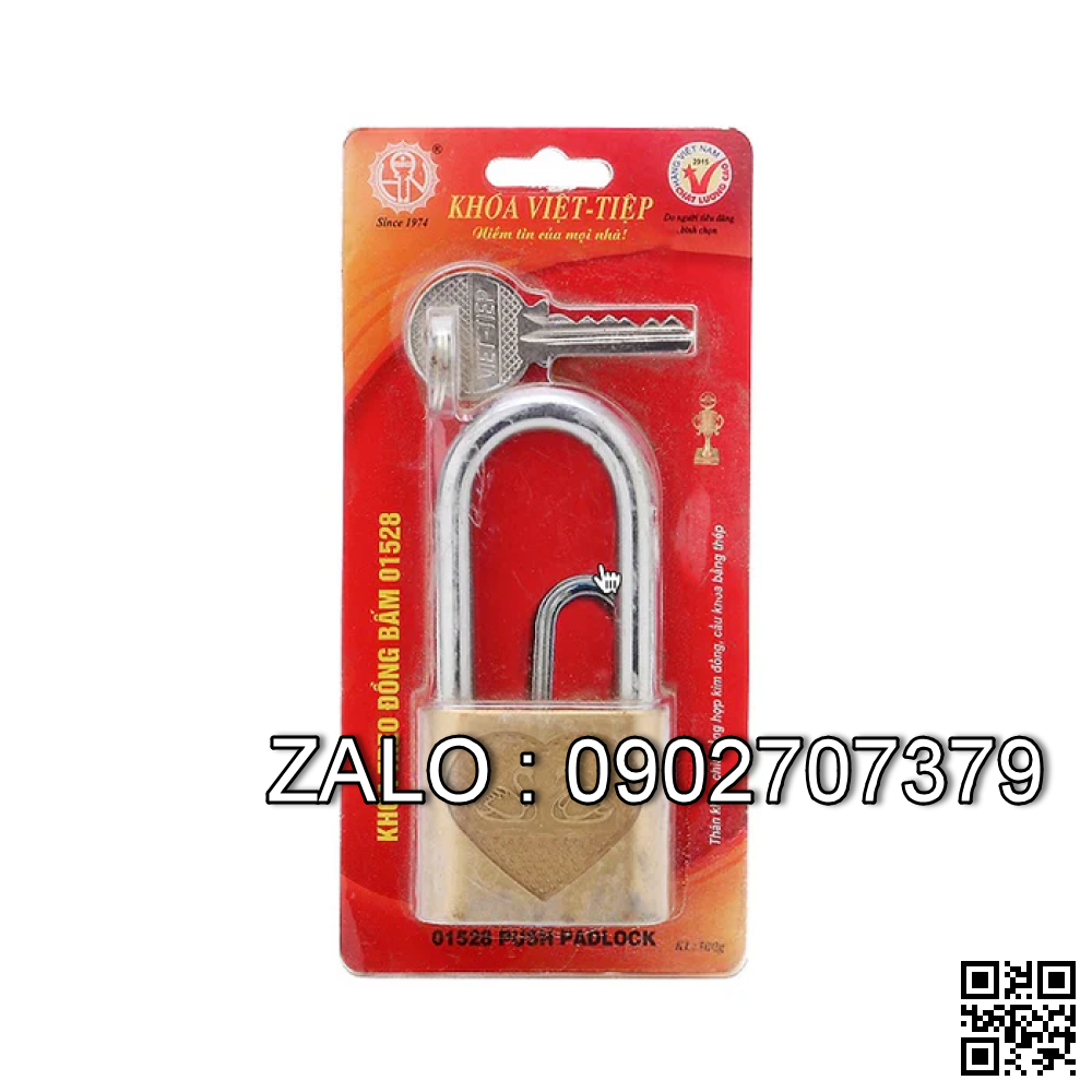 Khóa treo đồng bấm 01528