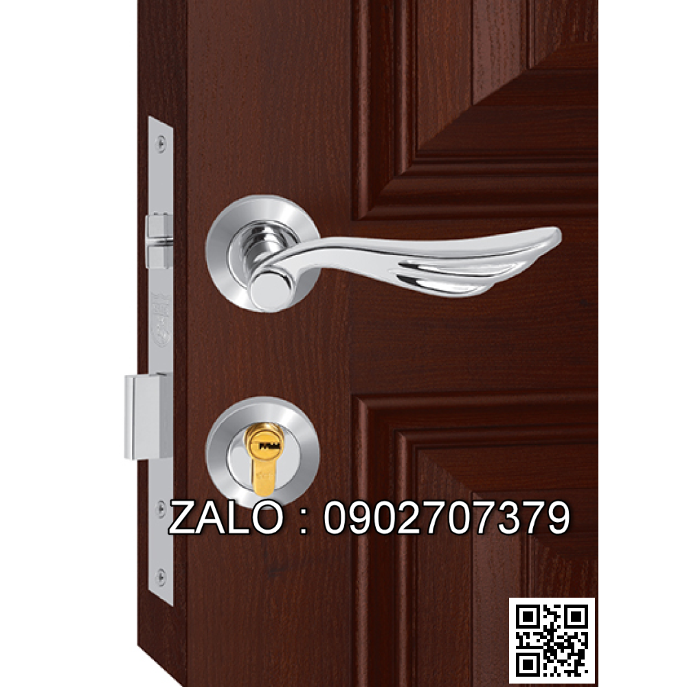 Khóa cửa tay ốp rời (Inox) 04081
