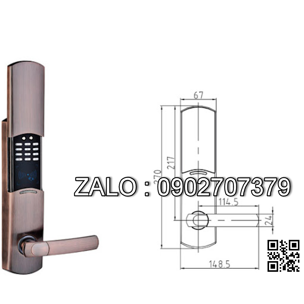 Khóa sử dụng mã số keypad Lock 9000QB-M