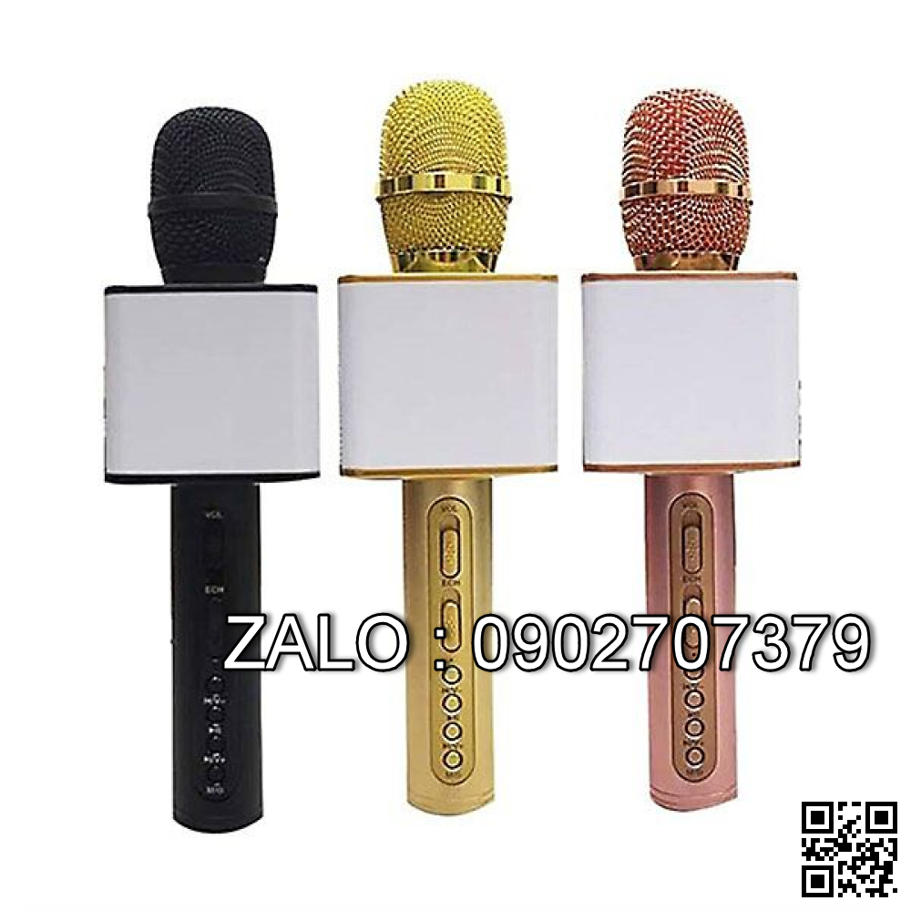 Micro Karaoke Bluetooth Kèm Loa Nghe Nhạc 3 In 1 SD08