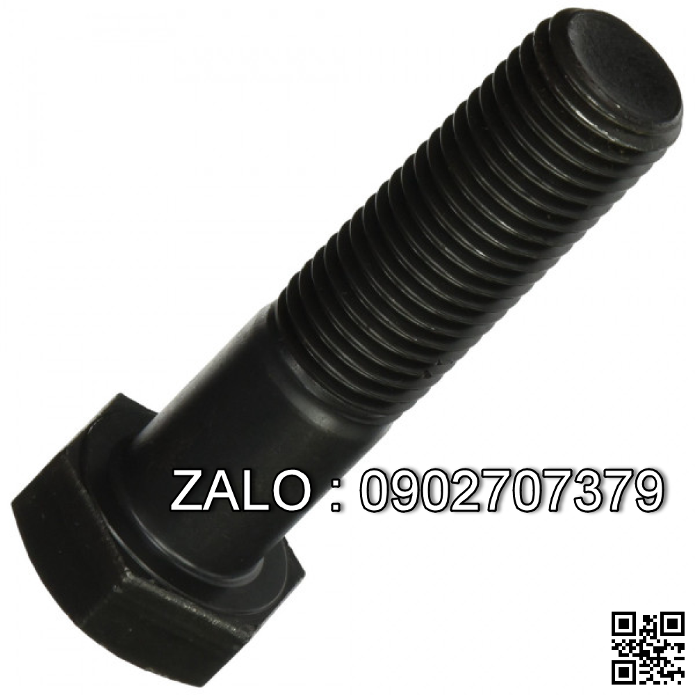 Bulong thép đen đầu lục giác M64x16
