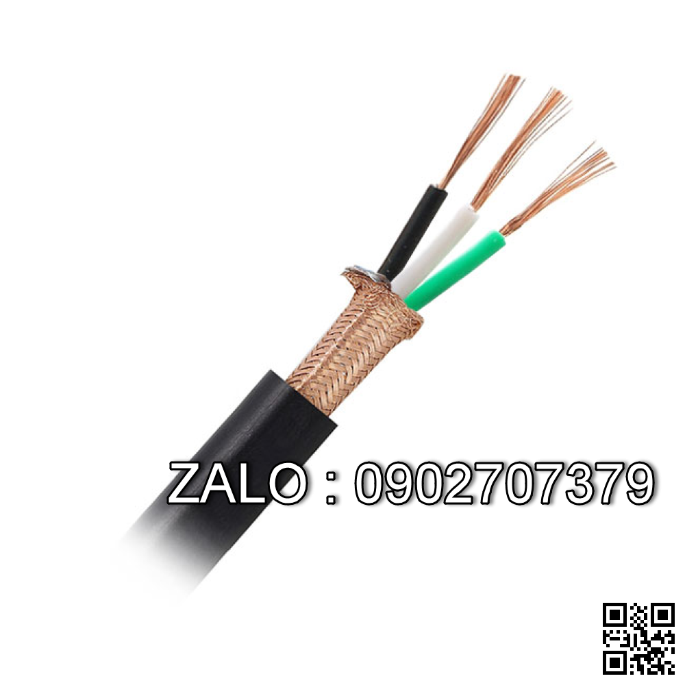 CÁP ĐIỀU KHIỂN CÓ LƯỚI 300V LiYCY-O 7X0.75mm2, GREY BRUNSKABEL /GERMANY