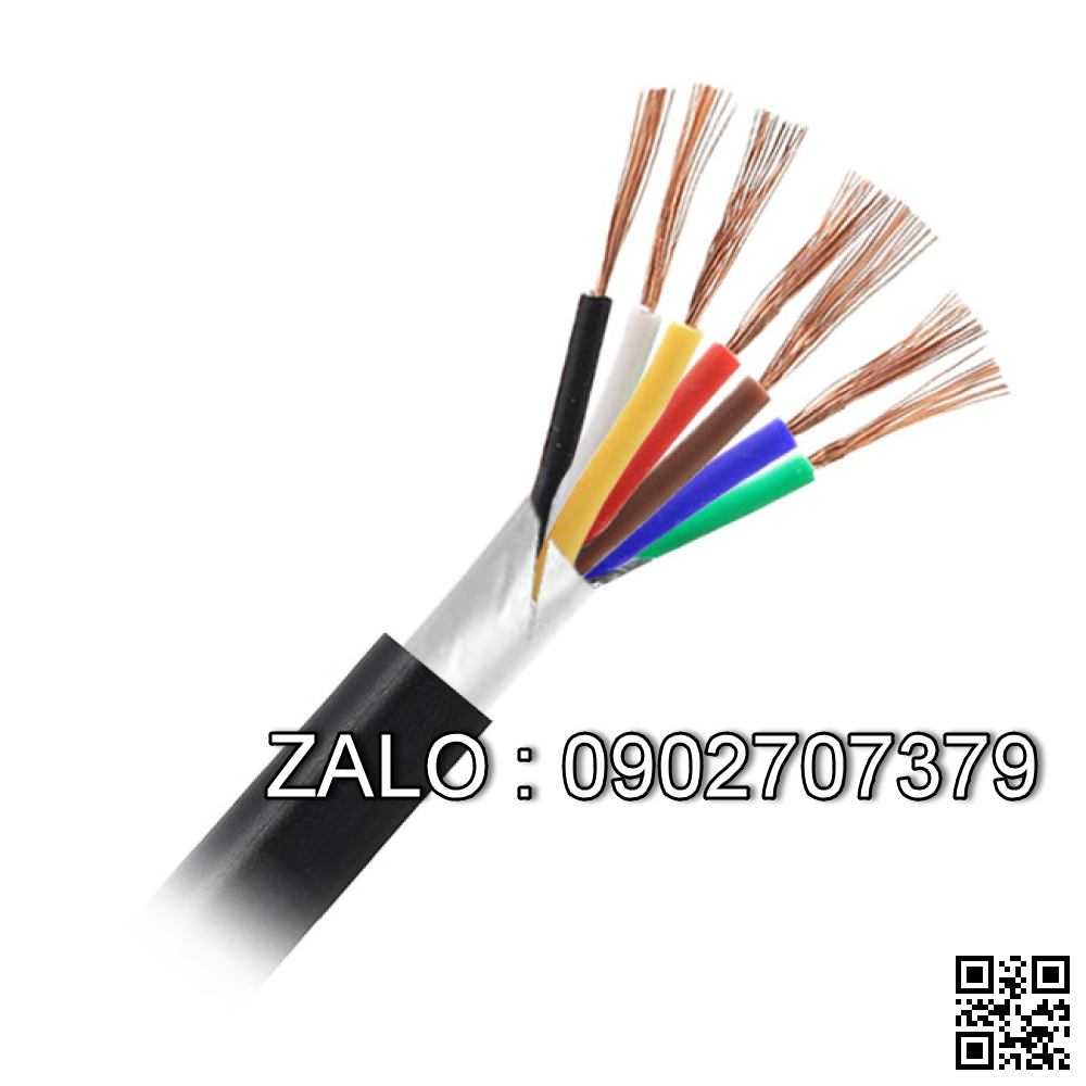 CÁP ĐIỀU KHIỂN KHÔNG LƯỚI 300/500V Bruflex Y-JZ 4x0.5mm2, GREY BRUNSKABEL /GERMANY