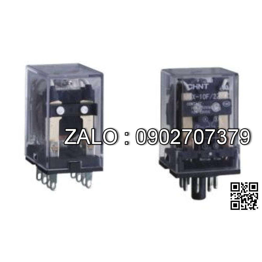 Relay trung gian 8 chân tròn Chint JQX-10F/2Z-24VDC