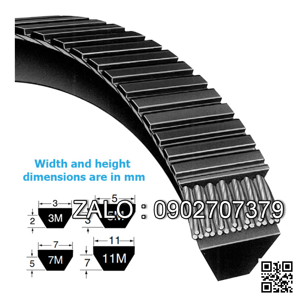 Dây curoa SUBARU 80911-0260 MPMF-1360