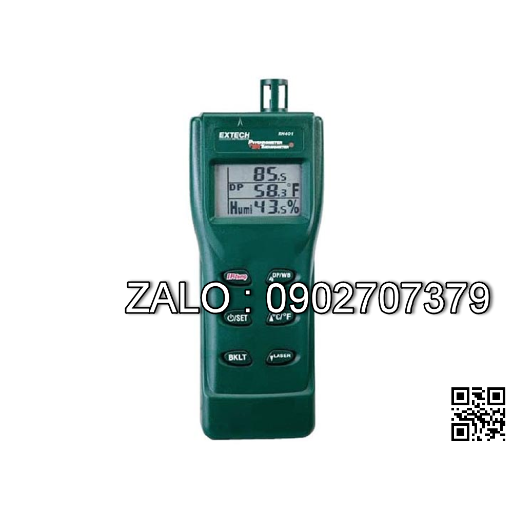 MÁY ĐO ĐỘ ẨM KẾT HỢP NHIỆT KẾ HỒNG NGOẠI Extech RH401