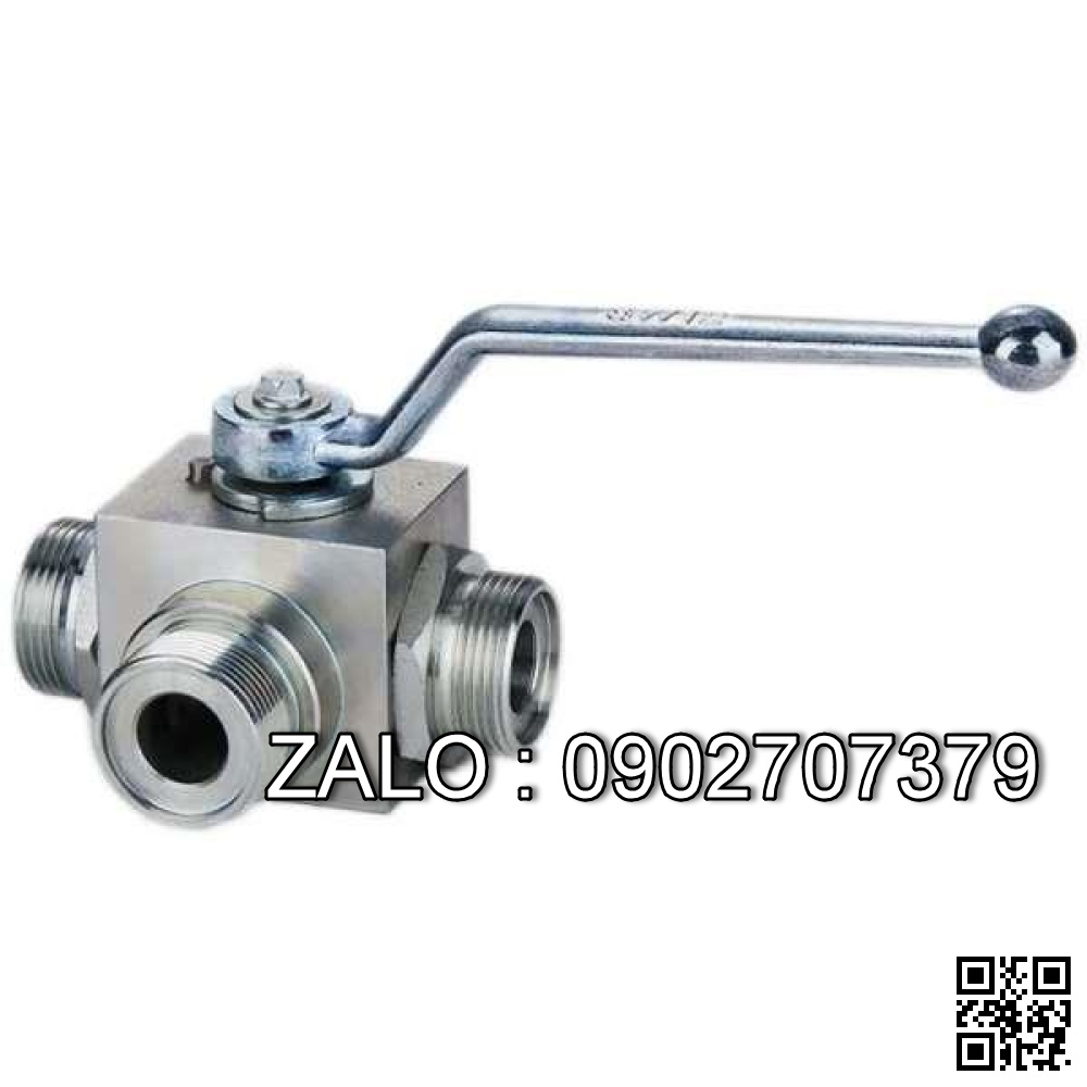 Van khóa tay gạt 3 ngã KHB3K-NPT1/2